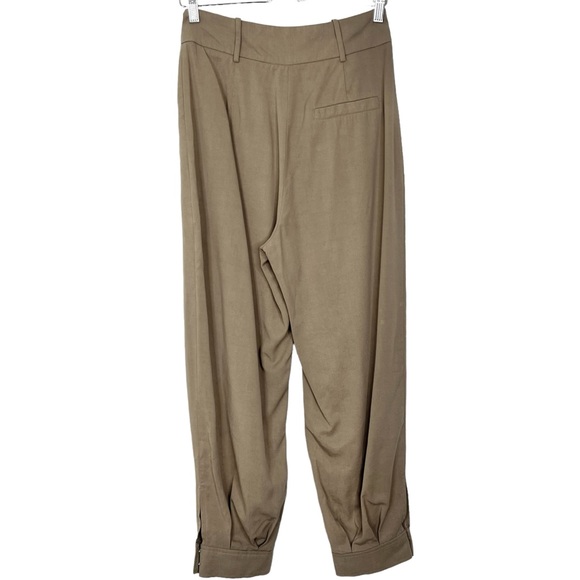 Zara Tapered Pleated Trouser Pants - Picture 7 of 14